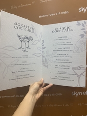 Menu giấy