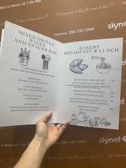 Menu giấy