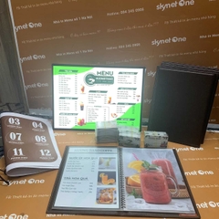 Menu quán nước