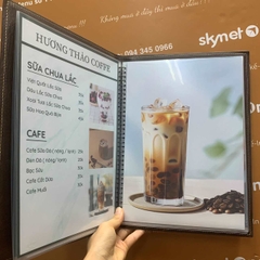 Menu quán nước