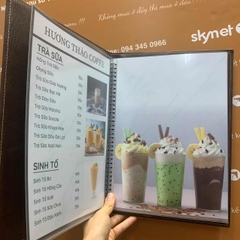 Menu quán nước