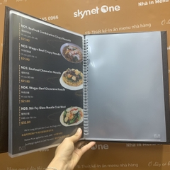 Menu nhà hàng