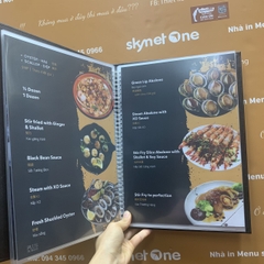 Menu nhà hàng