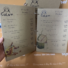 Menu nhà hàng, quán ăn