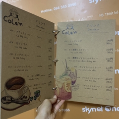 Menu nhà hàng, quán ăn
