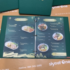 Menu nhà hàng