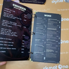 Menu bìa bồi