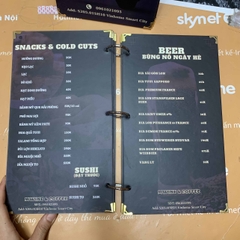Menu bìa bồi