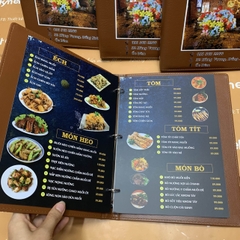 Menu bìa da