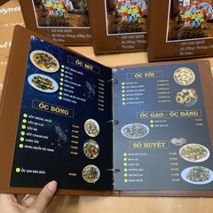 Menu bìa da