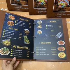 Menu bìa da