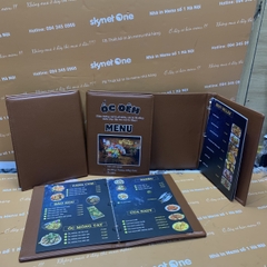 Menu bìa da