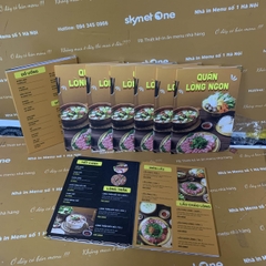 Menu chống nước
