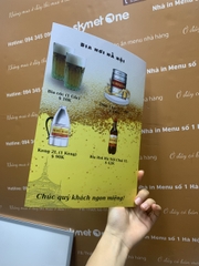 Menu giấy