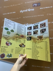 Menu giấy