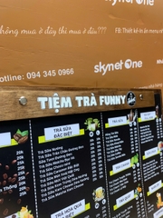 menu tra