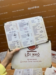 menu cafe