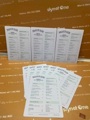 menu cafe