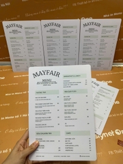 menu cafe