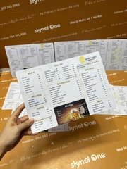 menu nhà hàng