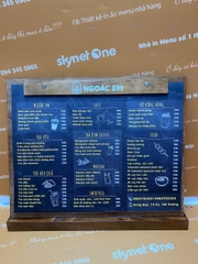 menu trà sữa