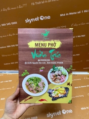 menu nhà hàng