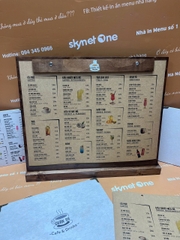 menu cafe