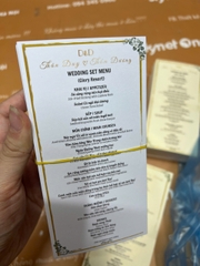 menu thiệp cưới