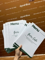 menu cafe
