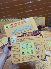 menu cafe
