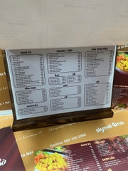 menu nhà hàng