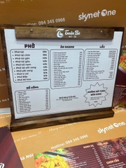 menu nhà hàng