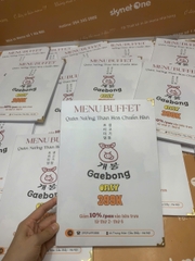 menu nhà hàng