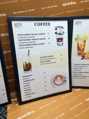 menu cafe