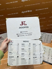 menu cafe