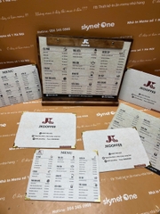 menu cafe