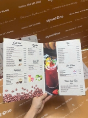 menu cafe