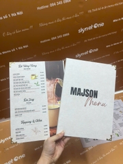 menu cafe