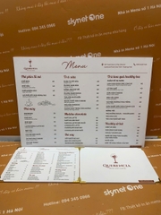 menu cafe