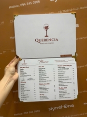 menu cafe