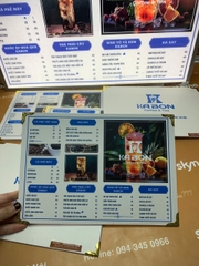 menu cafe