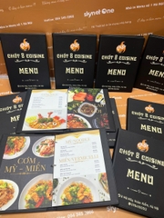 menu nhà hàng