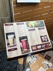 menu cafe