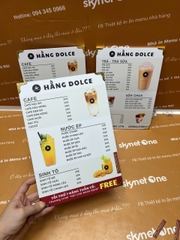 menu trà sữa