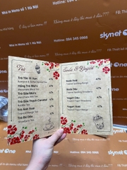 menu cafe