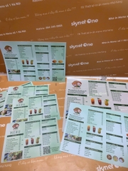 menu trà sữa