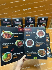 menu nhà hàng
