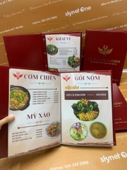 menu nhà hàng
