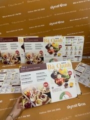 Menu Formex Cầm Tay A3 _ Mỹ Vị Được Chạm Tới Bởi Thiết Kế_ Bánh Cuốn Bà Oanh