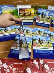 Lịch Bàn + Túi Đựng XKLD Hoài An _ Thiết Kế Tận Tâm từ Skynet One